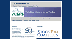 Desktop Screenshot of animalmanners.com